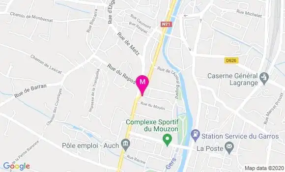 Localisation Dr Karine Vidal