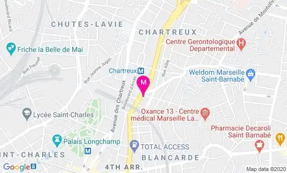Localisation Dr Nicole Rey