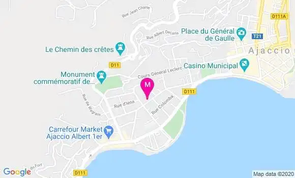 Localisation Dr Frederic Pedulla