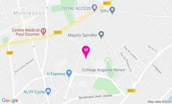 Localisation Dr Thibaut Legrix De La Salle