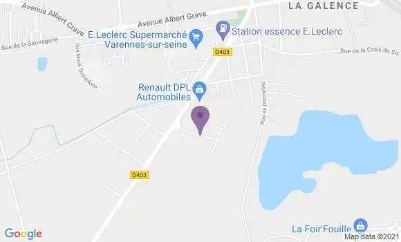 Localisation Dr Pierre Nicolas