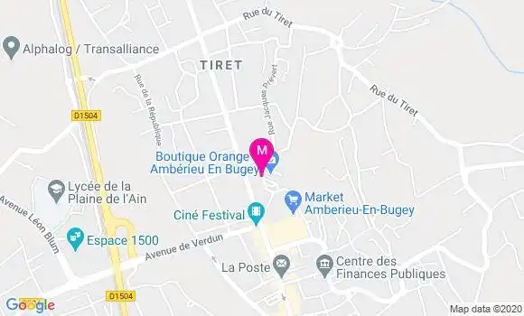 Localisation Dr Bertrand Canivet