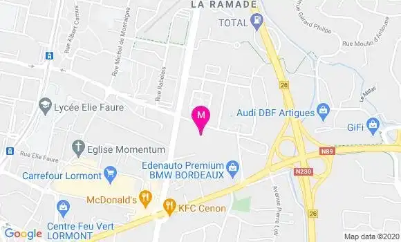 Localisation Dr Laetitia Taheraly