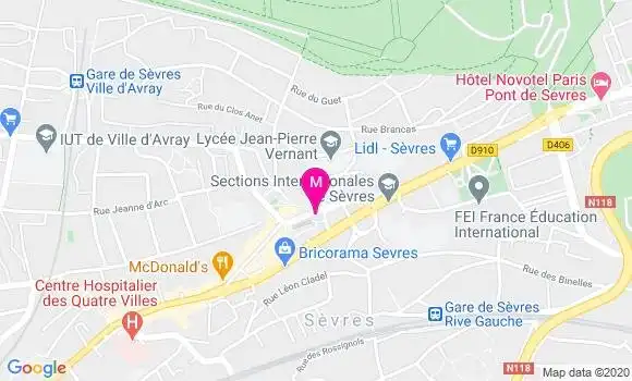 Localisation Dr Bertrand Boruchot