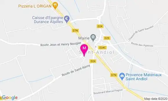 Localisation Dr Frederic Tillet