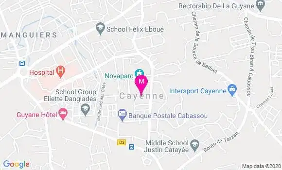 Localisation Dr Florencia Razafindralison