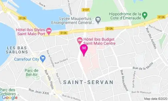 Localisation Dr Benoit Derrien