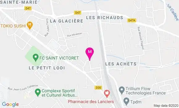 Localisation Dr Lydie Crespy