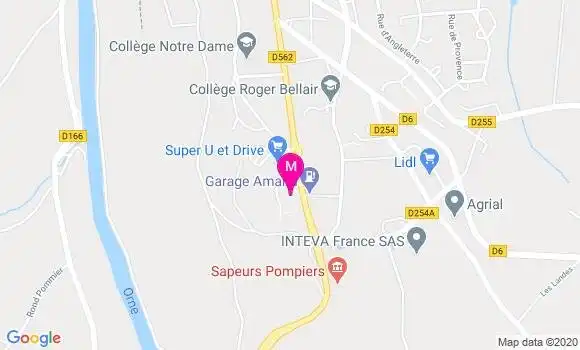 Localisation Dr Nathalie Marie