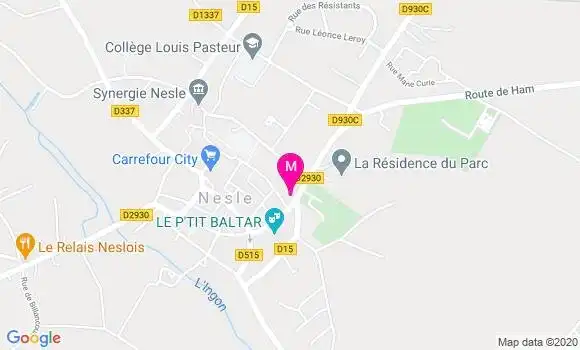 Localisation Dr Severine Fillatre