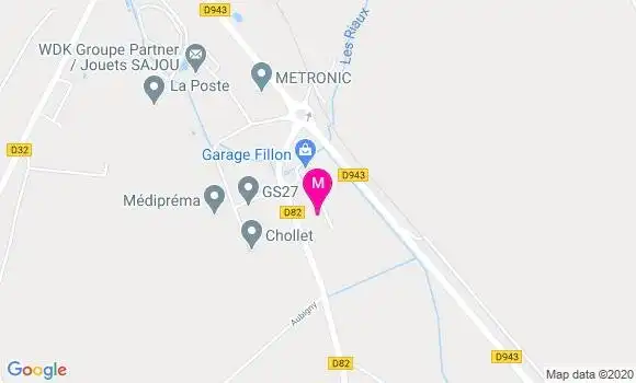 Localisation Dr Olivier Jouve