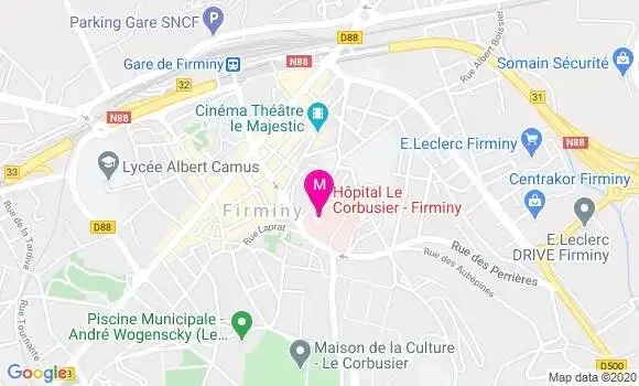 Localisation Dr Brune Lesage