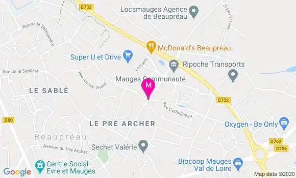 Localisation Dr Laure Noyer