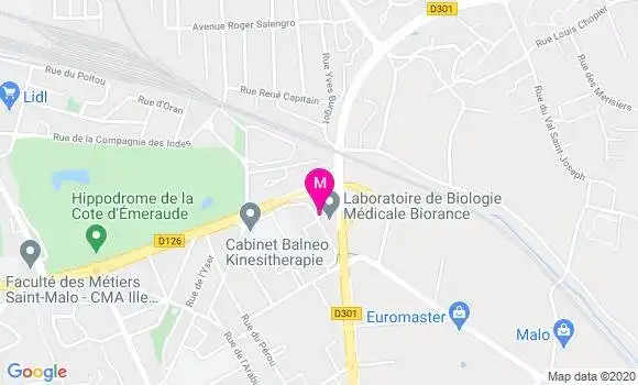 Localisation Dr Michel Ouin