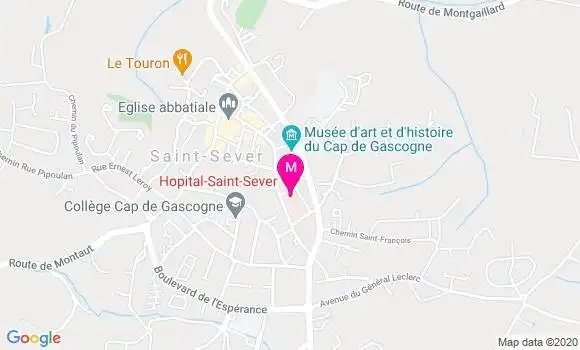 Localisation Dr Emilie Tranchant