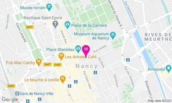 Localisation Dr Eric De Romemont