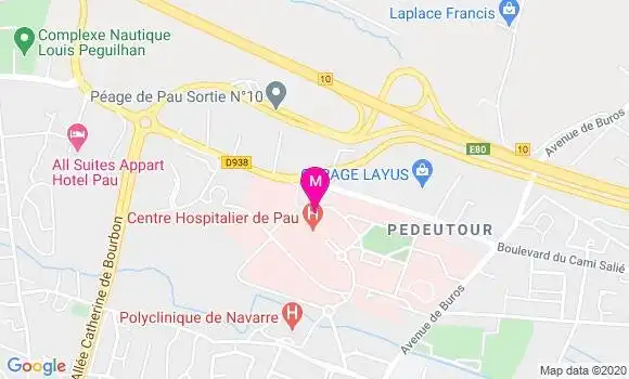 Localisation Dr Eric Lalanne Magne