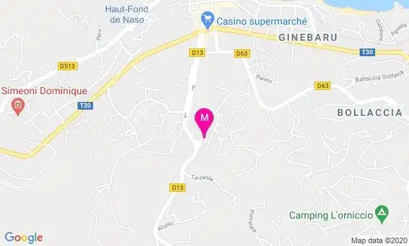 Localisation Dr Annie Vallecalle Shintu