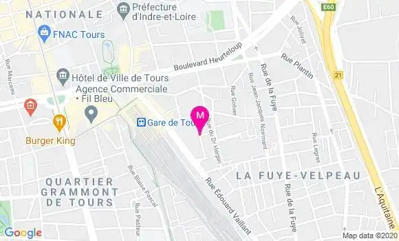Localisation Dr Anne Laure Le Rousseau