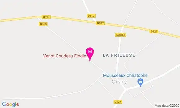 Localisation Dr Elodie Venot Goudeau