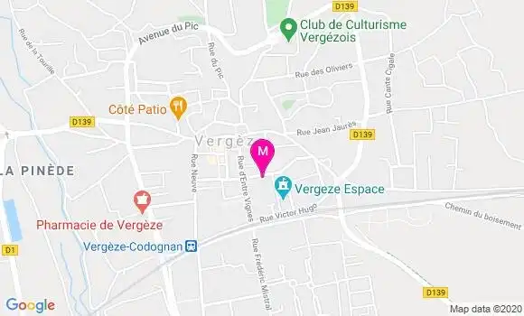 Localisation Dr Melanie Badin