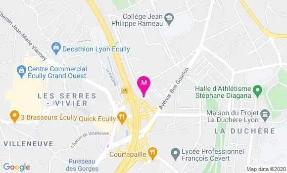 Localisation Dr Aymeric Tremblay