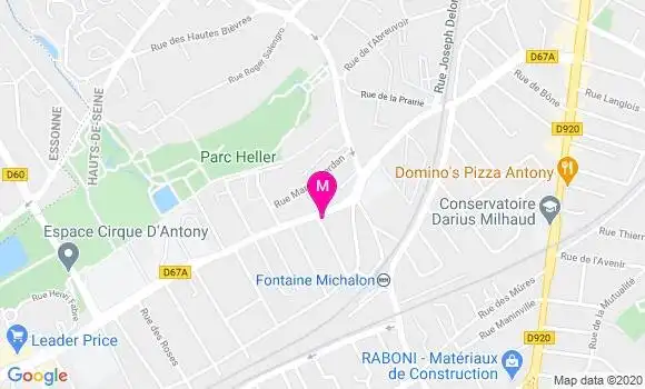 Localisation Dr Philippe Berthier