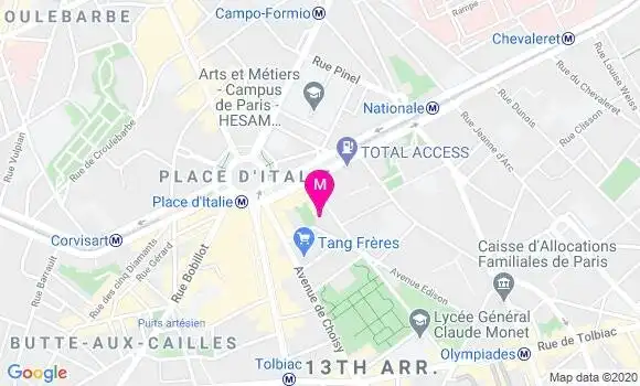Localisation Dr Agnes Latour Bonnemaison