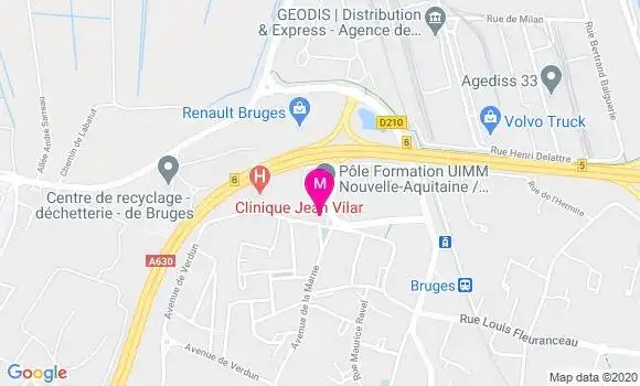 Localisation Dr Sybille Pelras