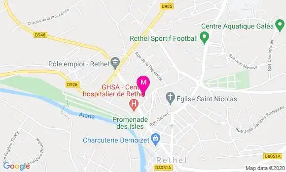 Localisation Dr Thomas Ripert