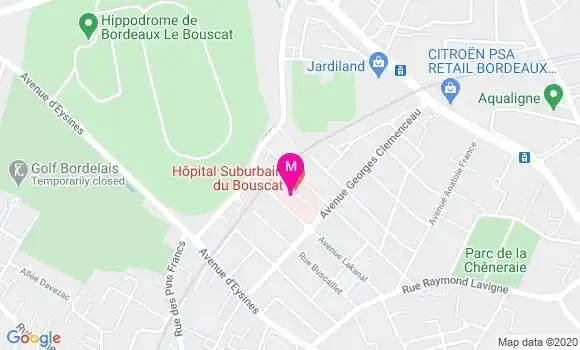 Localisation Dr Roselyne Baudoin