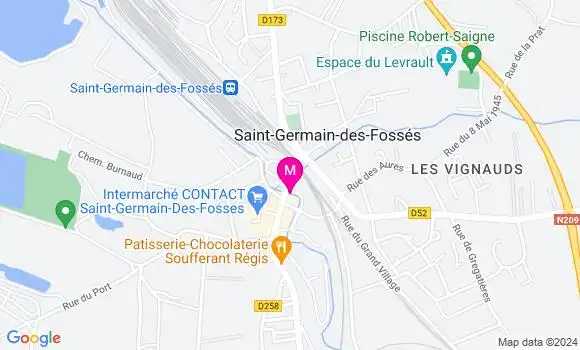 Localisation Dr Adeline Sinet Teneau