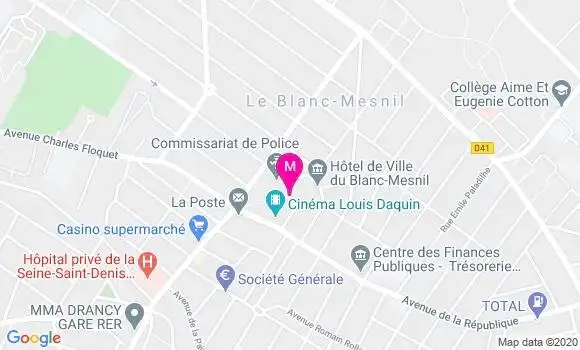 Localisation Dr Michel Martret