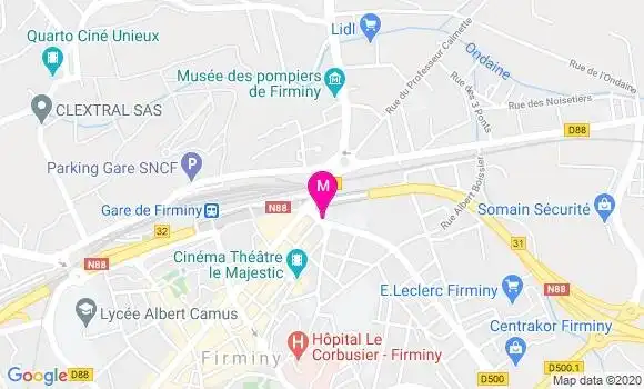 Localisation Dr Fadi Bou Aoun