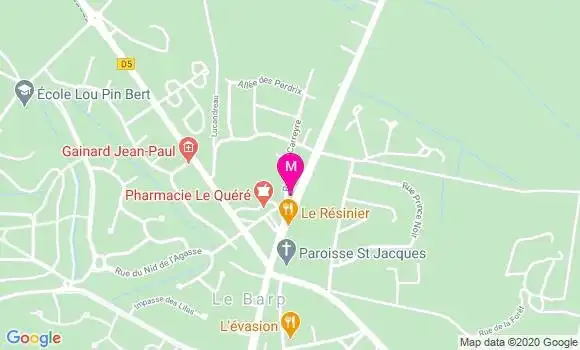 Localisation Dr Bernard Delas