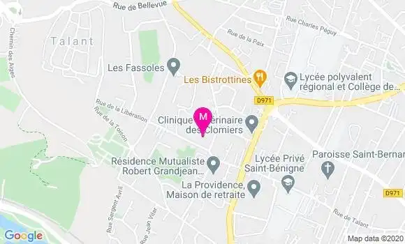 Localisation Dr Julie Dromard
