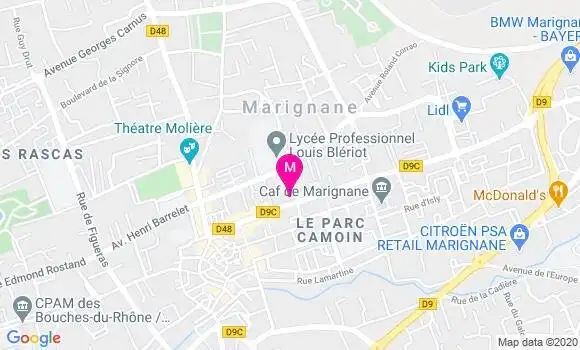 Localisation Dr Marie Celine Rousset