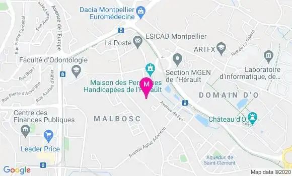 Localisation Dr Danielle Blanc