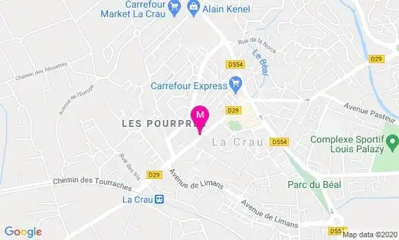 Localisation Dr Amandine Tarento