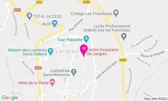 Localisation Dr Antonio Vidal
