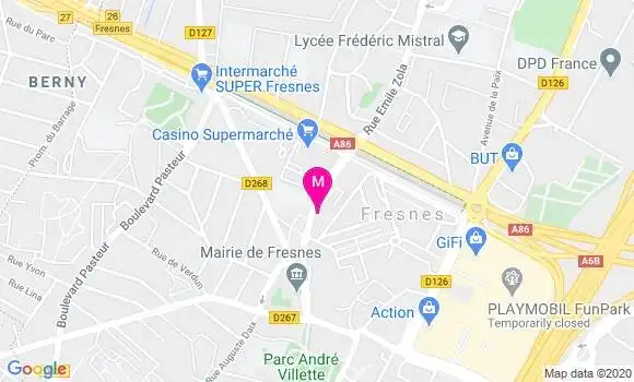 Localisation Dr Arnaud Vaillant