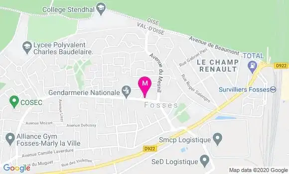Localisation Dr Odile Mai