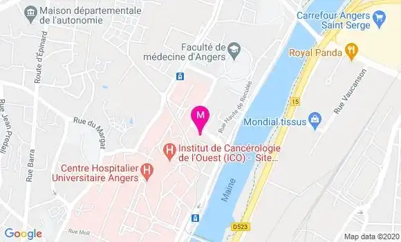 Localisation Dr Roseline Atsama Ondoa