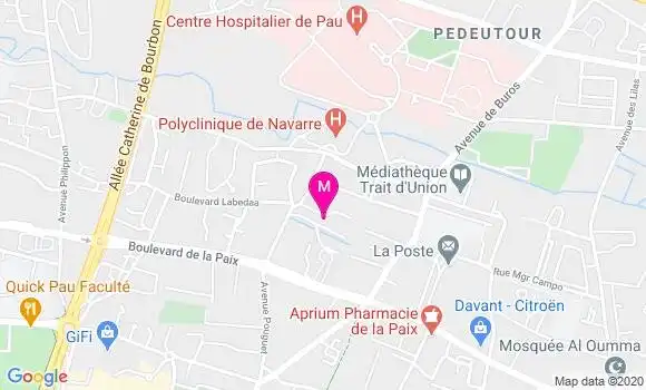 Localisation Dr Philippe Couderc