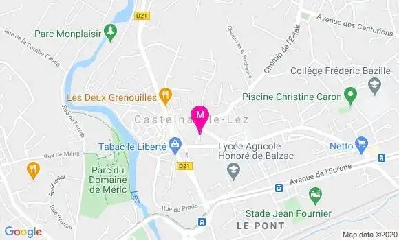 Localisation Dr Catherine Olivier