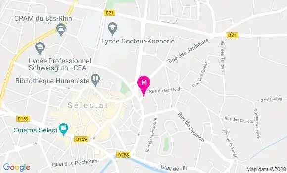 Localisation Dr Laurence Gouvion Fouassier