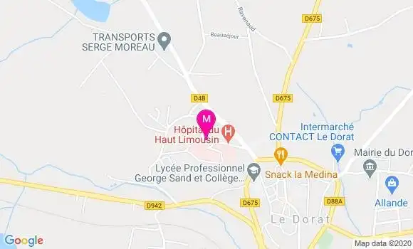 Localisation Dr Catherine Salmon