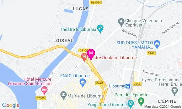 Localisation Dr Sarah Coste