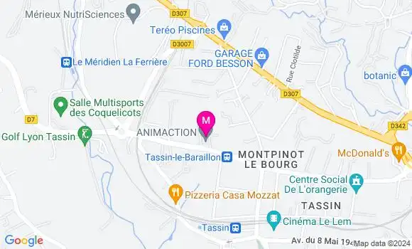 Localisation Dr Claire Vianey