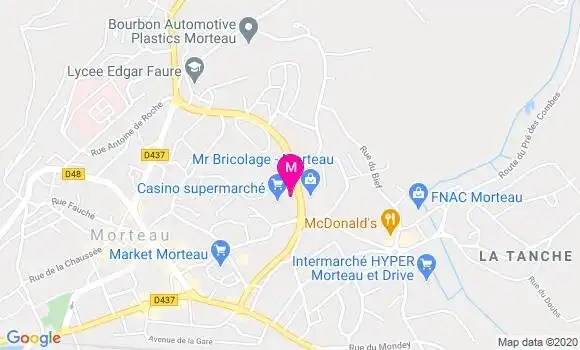 Localisation Dr Amandine Bole